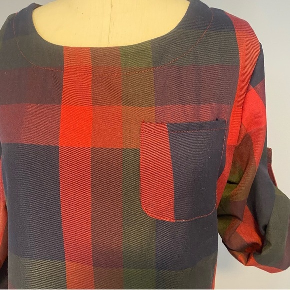 Plaid Midi Dress with Pockets | Medium - Cupshe - Picture 5 of 13